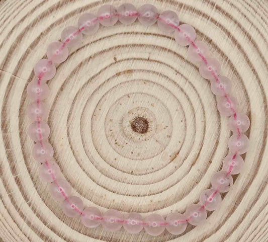 Pulsera de Cuarzo Rosa