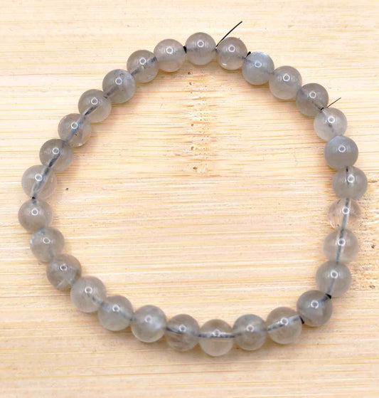 Pulsera de Cuarzo Rutilo claro