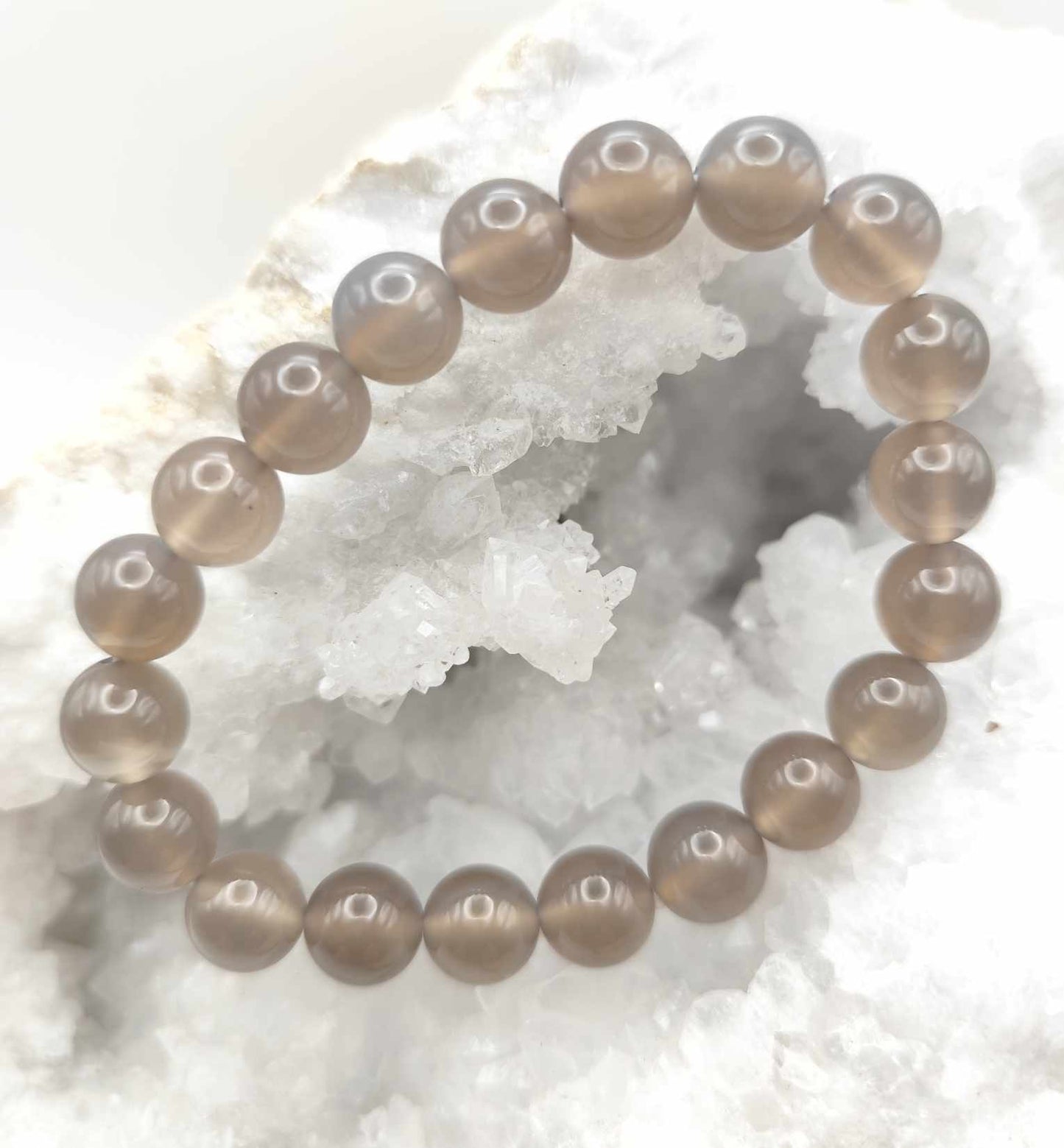 Pulsera de Ágata Gris