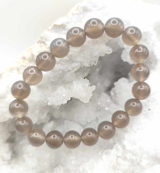 Pulsera de Ágata Gris