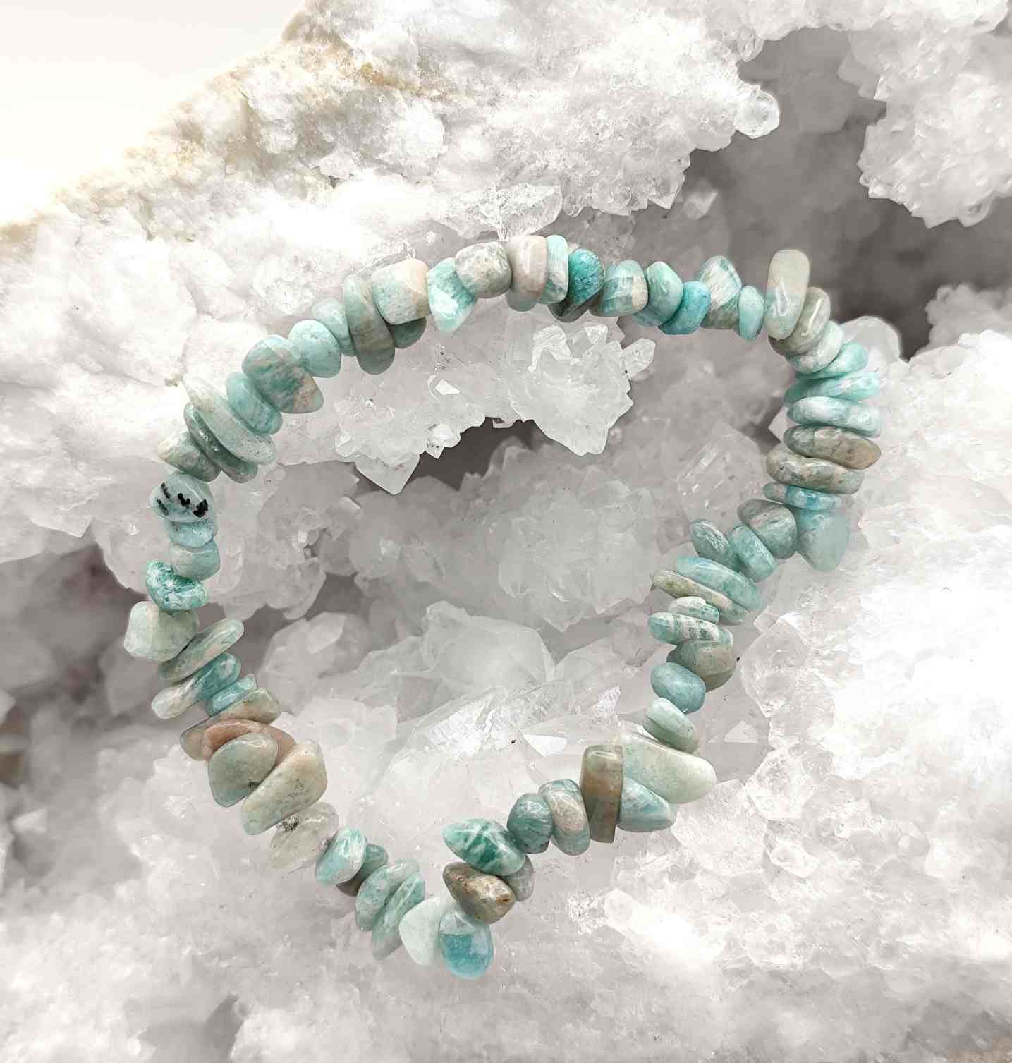 Pulsera de Amazonita Chip