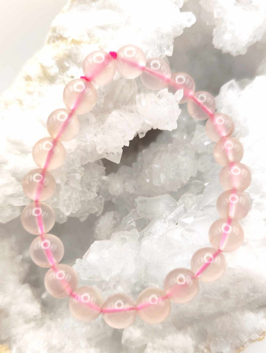 Pulsera de Calcedonia Rosa
