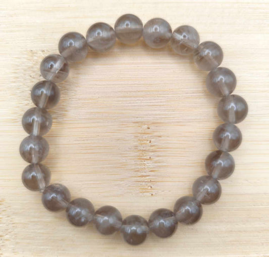 Bracelet en quartz fumé