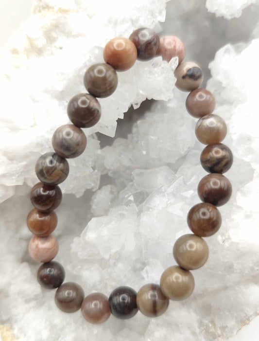 Bracelet en quartz tourmaline
