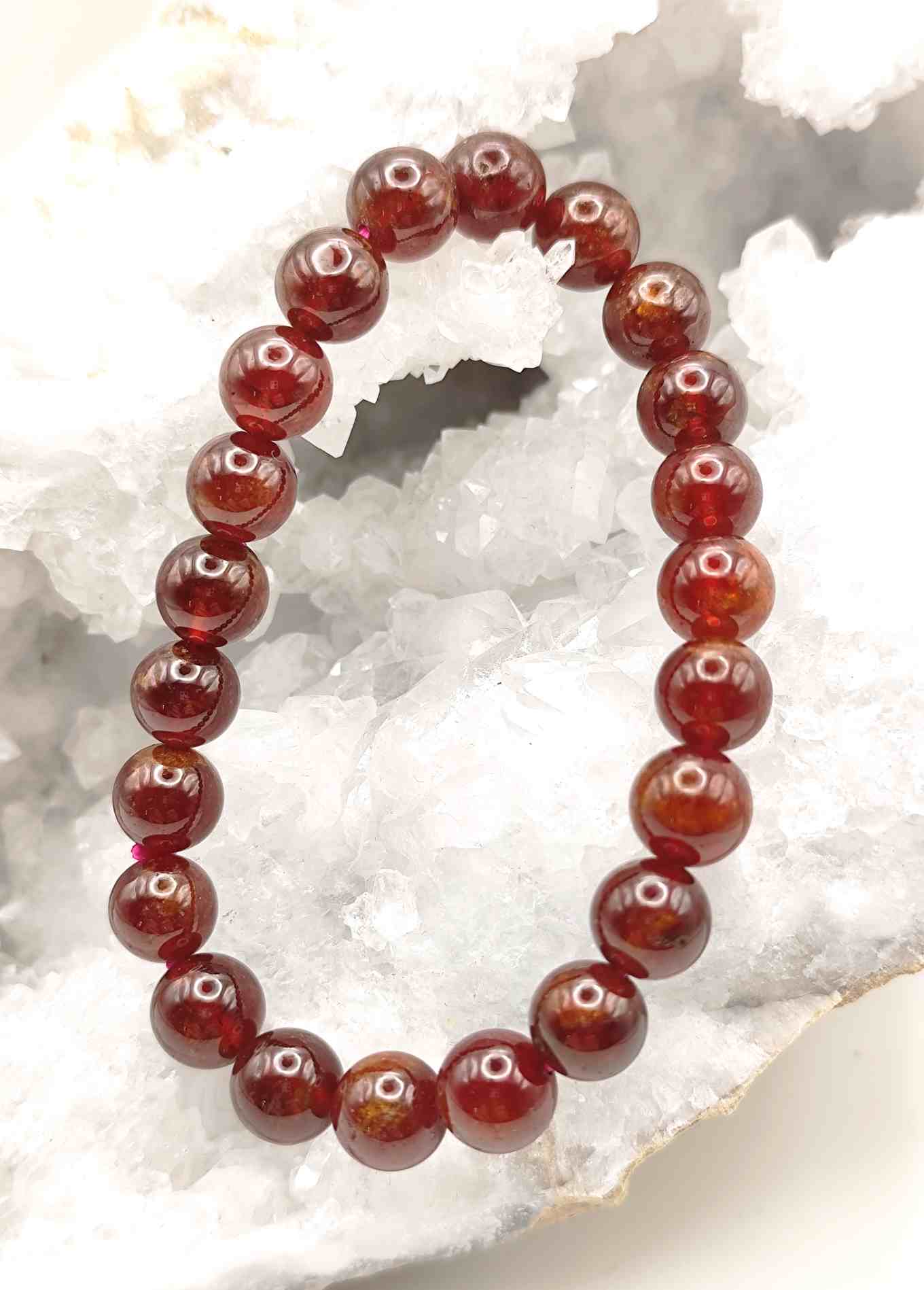 Pulsera de Granate Naranja