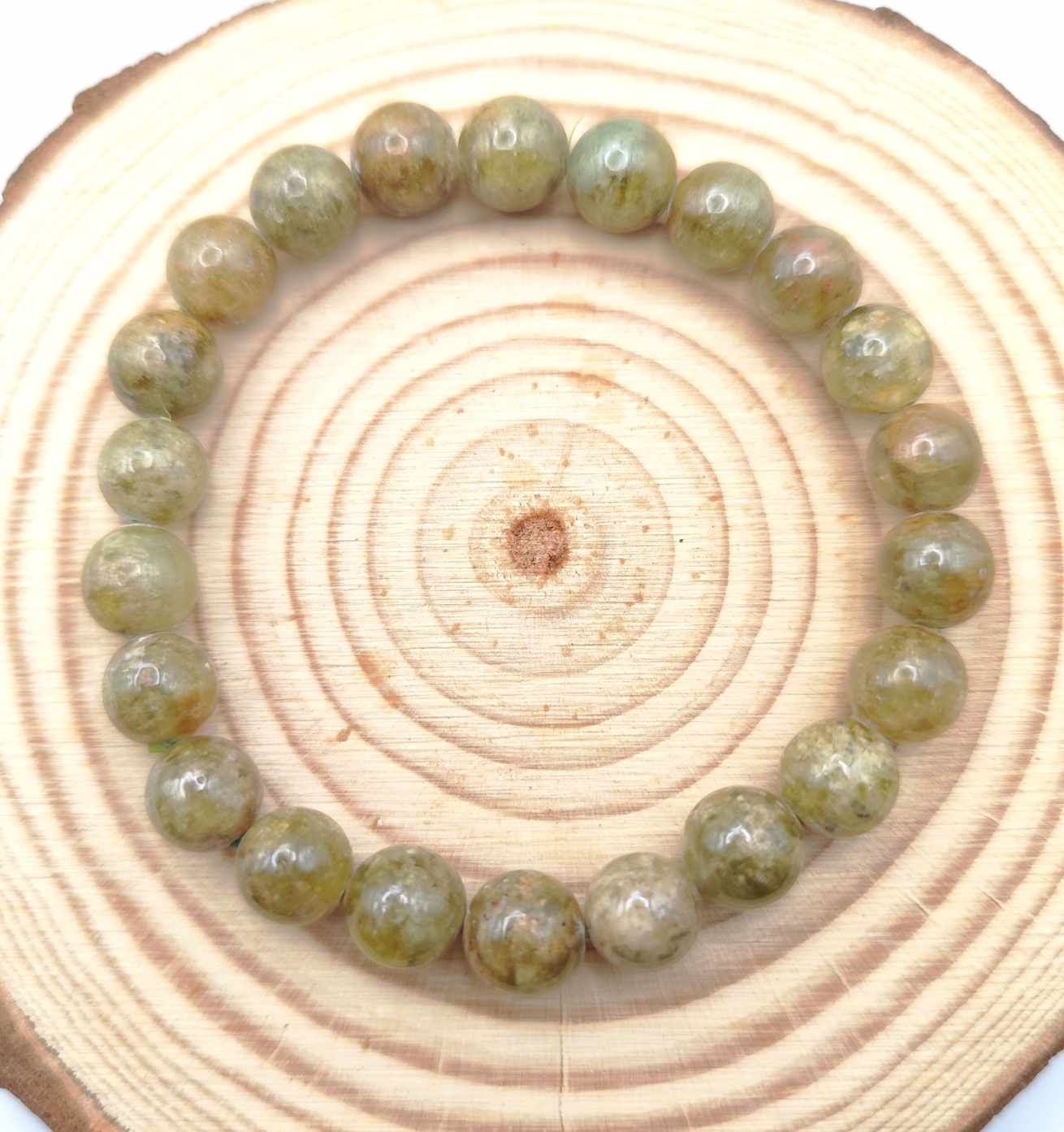 Pulsera de Granate Verde