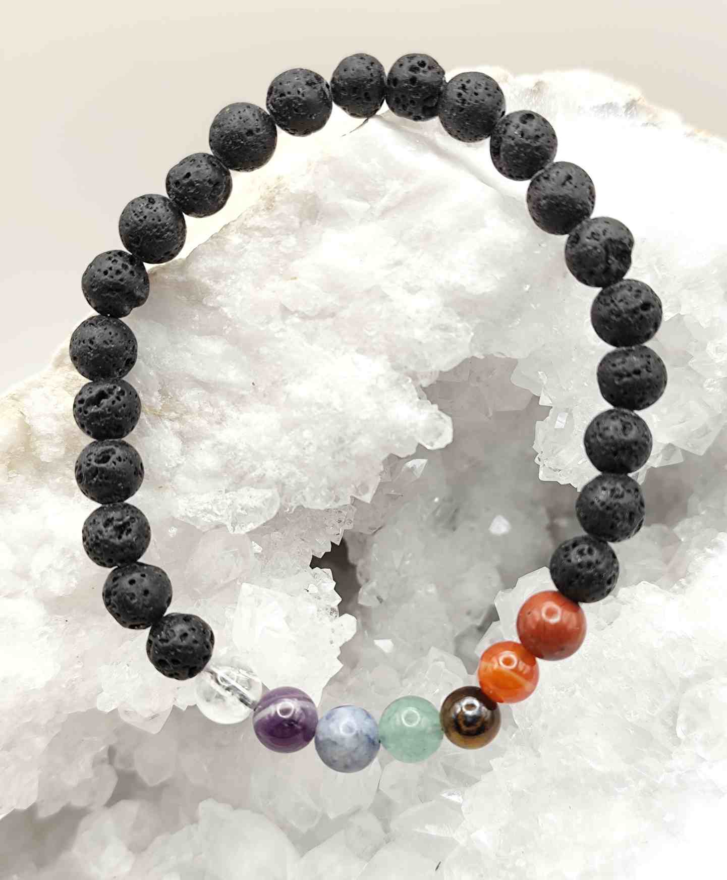 Pulsera de Lava  y Chakras