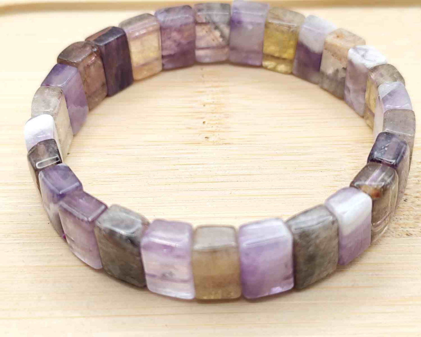 Pulsera de Rectángulos de Cuarzos