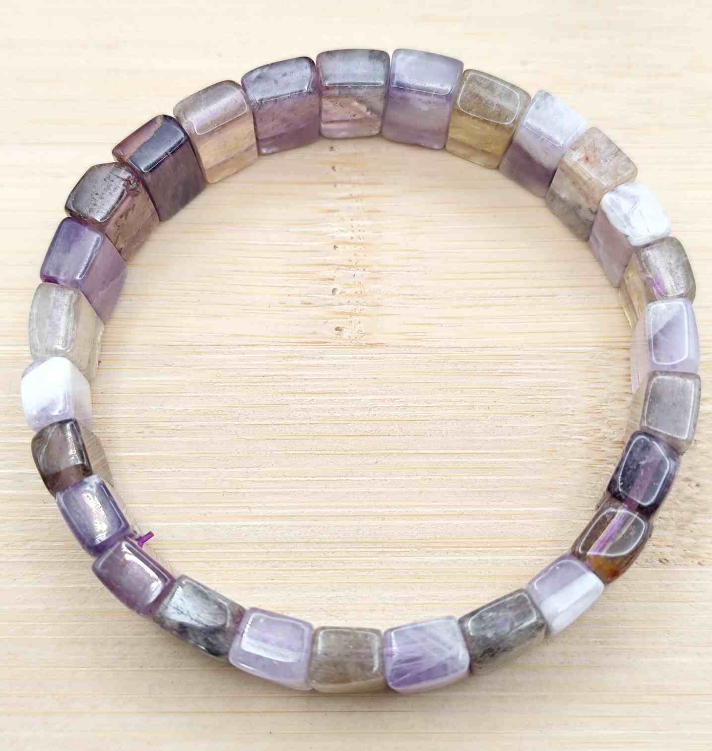 Pulsera de Rectángulos de Cuarzos