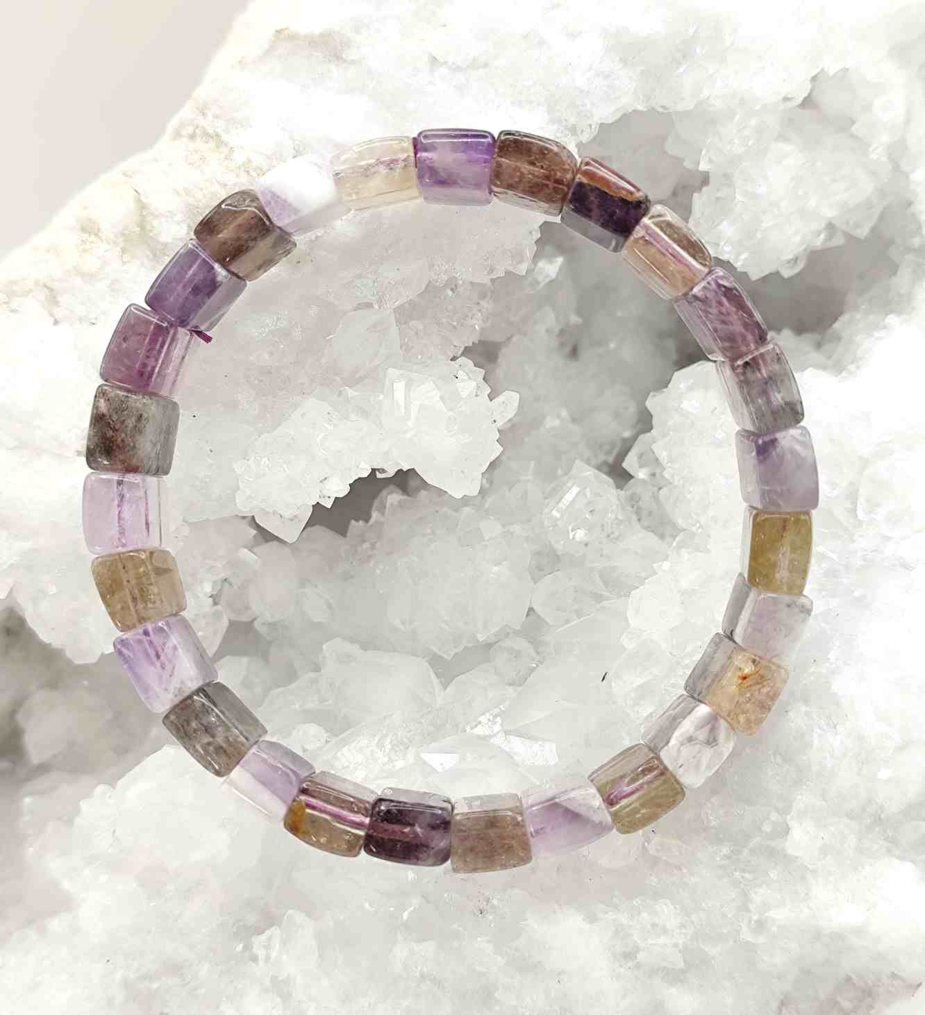 Pulsera de Rectángulos de Cuarzos