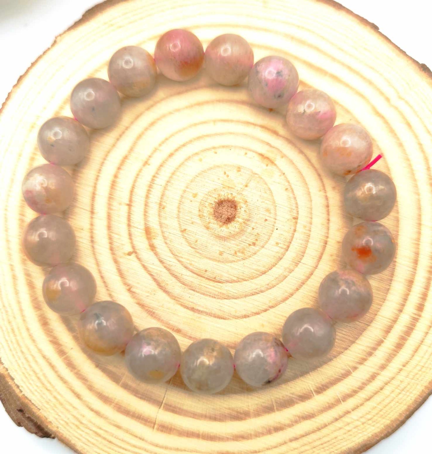 Pulsera de Rodonita Cuarzo