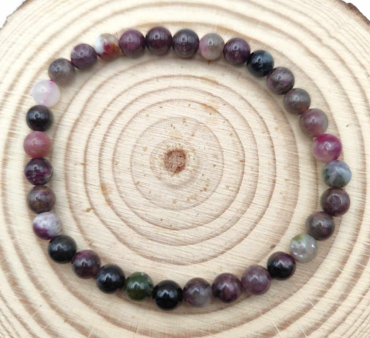 Pulsera de Turmalina Multicolor