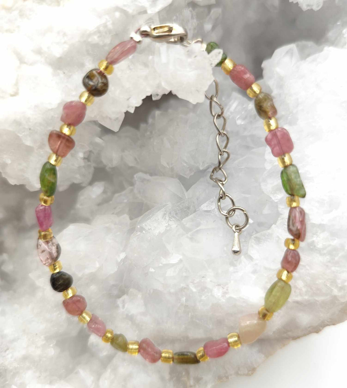 Pulsera de Turmalina Multicolor Clara