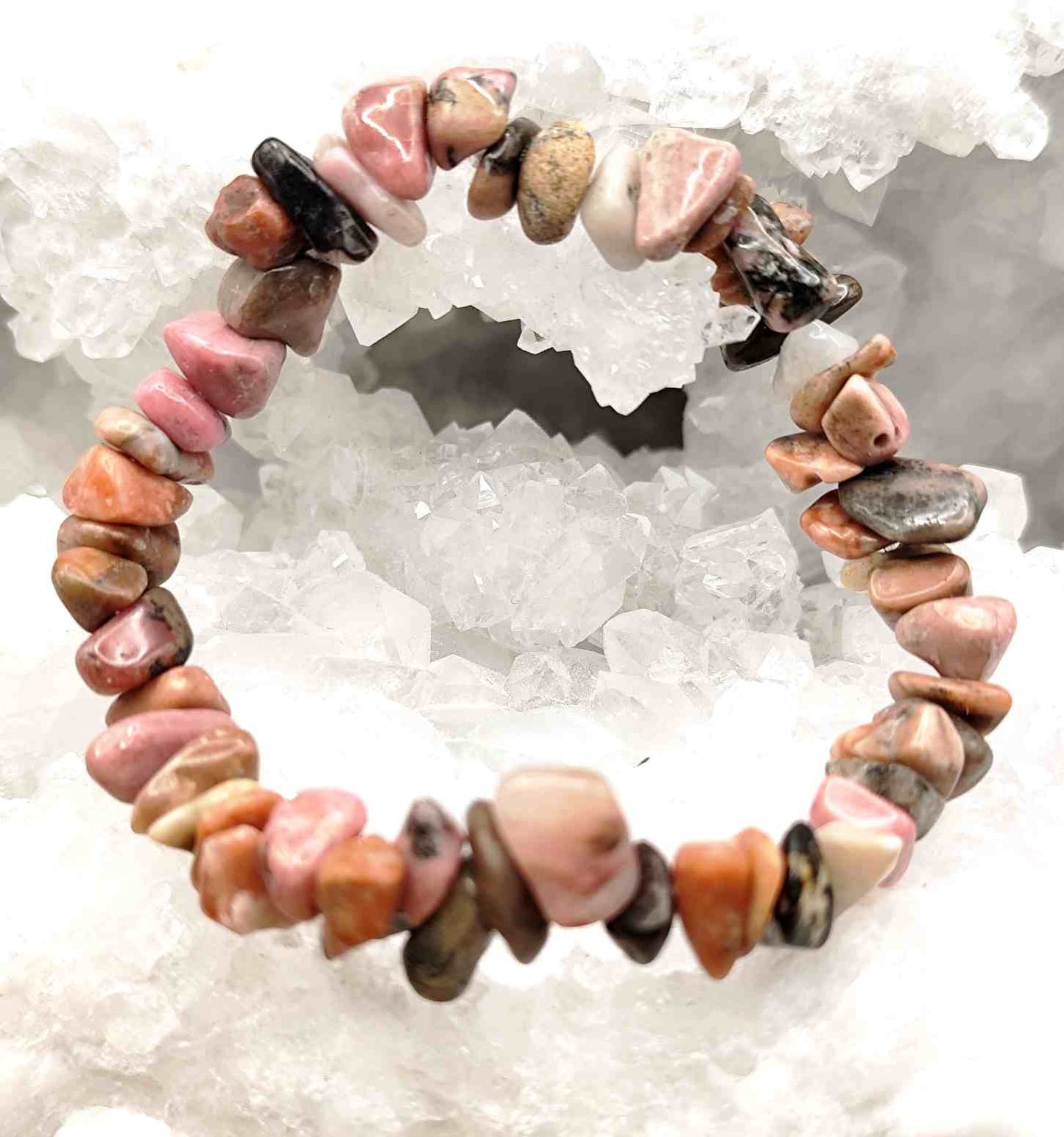 Pulsera de Rodocrosita chip