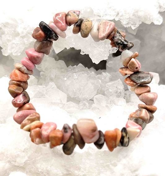 Pulsera de Rodocrosita chip