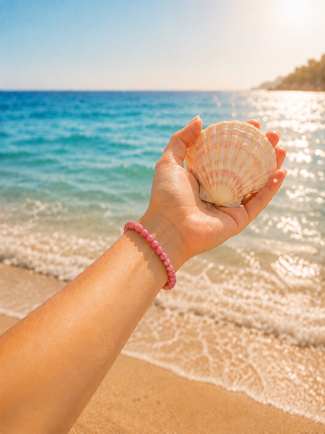 Pulsera de Rodonita