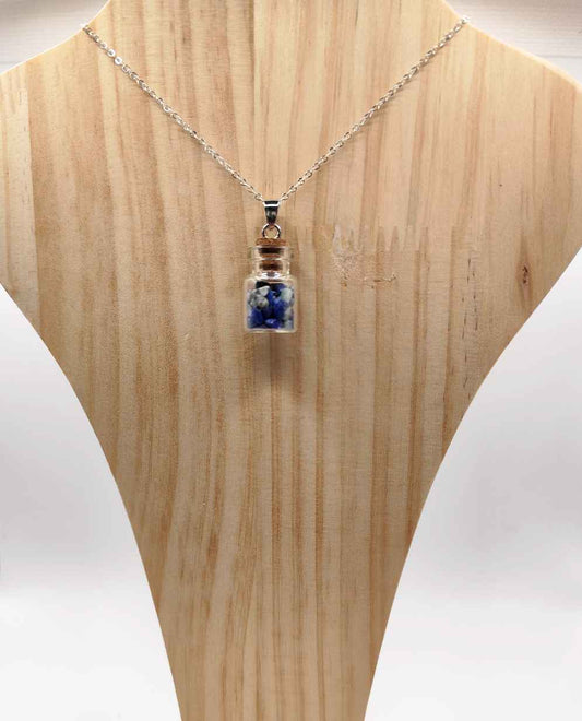 Collar Botellita de Lapislázuli