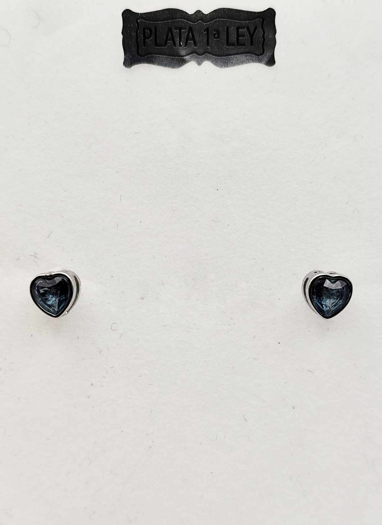 Pendientes de Botón de Topacio Místico de plata